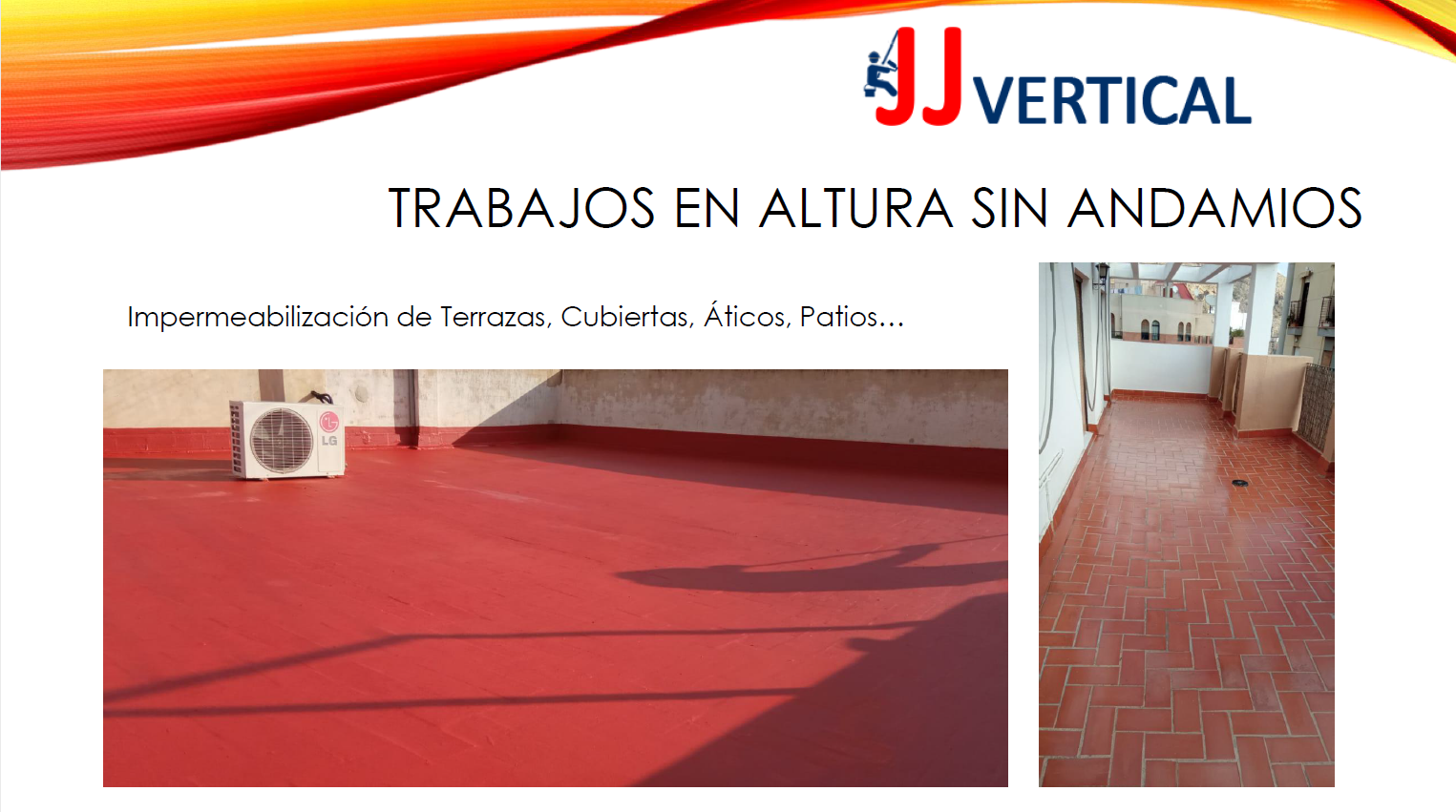 Trabajos de impermeabilización